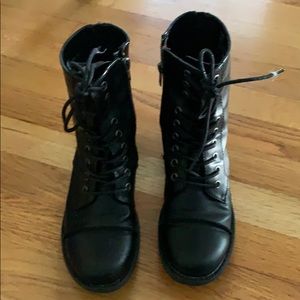 Girl combat boots